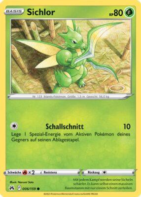 006_Sichlor_Zenit_der_Könige_Pokémon_Karte