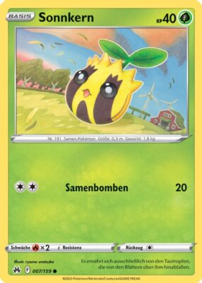 007_Sonnkern_Zenit_der_Könige_Pokémon_Karte