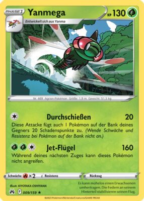 009_Yanmega_Zenit_der_Könige_Pokémon_Karte