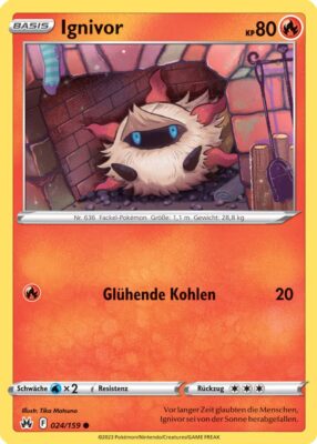024_Ignivor_Zenit_der_Könige_Pokémon_Karte