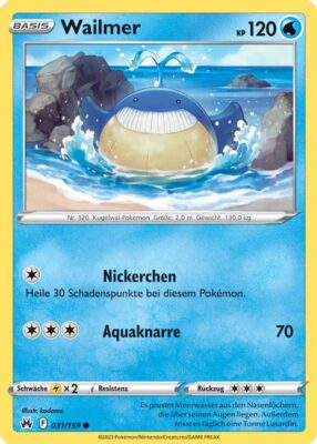 031_Wailmer_Zenit_der_Könige_Pokémon_Karte