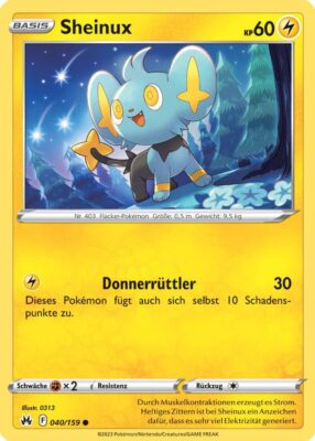 040_Sheinux_Zenit_der_Könige_Pokémon_Karte