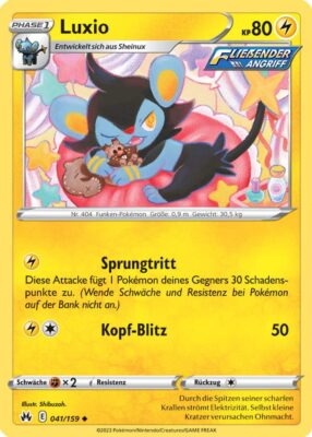 041_Luxio_Zenit_der_Könige_Pokémon_Karte