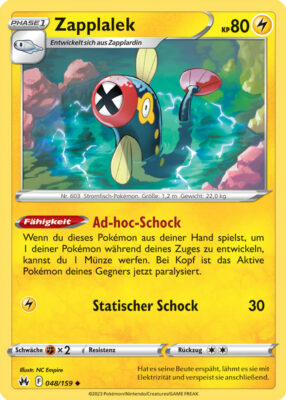 048_Zapplarek_Zenit_der_Könige_Pokémon_Karteek