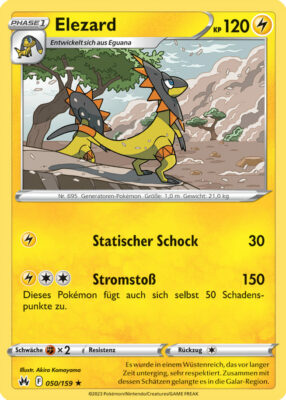 050_Elezard_Zenit_der_Könige_Pokémon_Karte