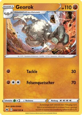068_Georok_Zenit_der_Könige_Pokémon_Karte