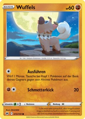 073_Wuffels_Zenit_der_Könige_Pokémon_Karte