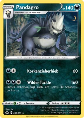 080_Pandrago_Zenit_der_Könige_Pokémon_Karte