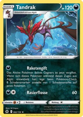 082_Tandrak_Zenit_der_Könige_Pokémon_Karte