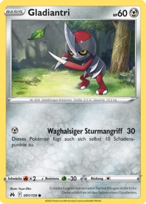 091_Gladiantri_Zenit_der_Könige_Pokémon_Karte