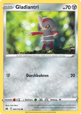 092_Gladiantri_Zenit_der_Könige_Pokémon_Karte