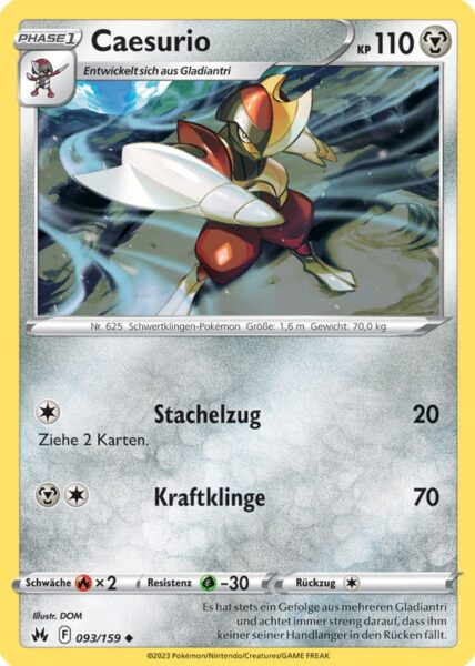 093_Caesurio_Zenit_der_Könige_Pokémon_Karte