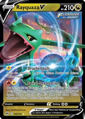 100_Rayquaza-V_Zenit_der_Könige_Pokémon_Karte