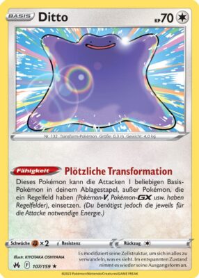107_Ditto_Zenit_der_Könige_Pokémon_Karte