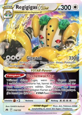 114_Regigigas-VSTAR_Zenit_der_Könige_Pokémon_Karte