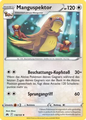 118_Manguspektor_Zenit_der_Könige_Pokémon_Karte