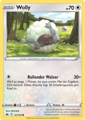 121_Wolly_Zenit_der_Könige_Pokémon_Karte