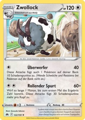 122_Zwollock_Zenit_der_Könige_Pokémon_Karte