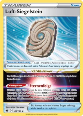 143_Luft-Siegelstein_Zenit_der_Könige_Pokémon_Karte