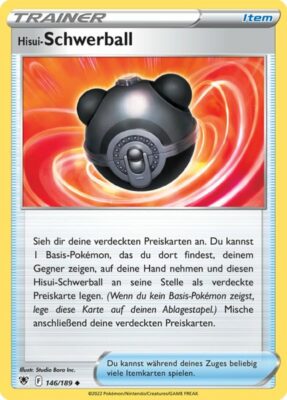 Hisui-Schwerball-146-189-Astralglanz-Pokémon-Karte