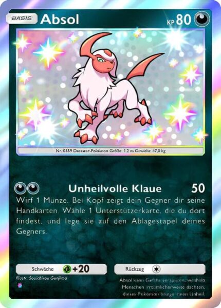 Absol-217-155-B3-Pulsierende-Aura-Pokémon-TCG-Sammelkartenspiel-Pocket-Karte-Deutsch