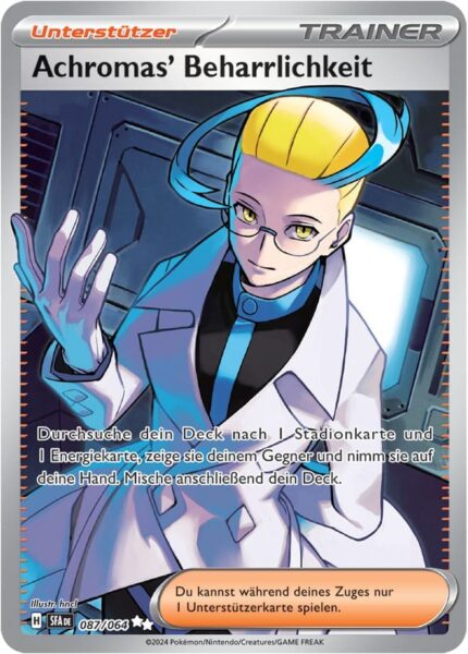 Achromas-Beharrlichkeit_087-064_SFA-DE_Nebel-der-Sagen_Full-Art-Pokémon-Karte_Deutsch-TCG-Sammelkartenspiel_Karmesin-Purpur