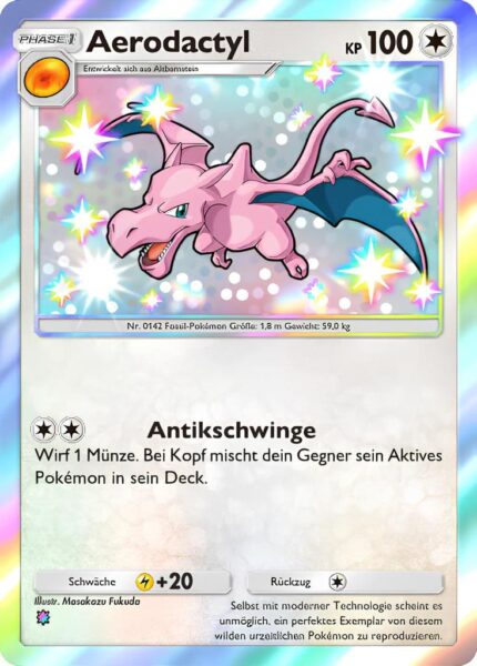 Aerodactyl-098-069-A3a-Dimensionale-Krise-Pokémon-TCG-Sammelkartenspiel-Pocket-Shiny-Karte