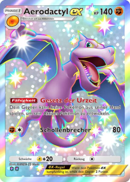 Aerodactyl-ex-101-069-A3a-Dimensionale-Krise-Pokémon-TCG-Sammelkartenspiel-Pocket-Shiny-Karte