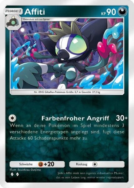 Affiti-070-093-B2a-Wundervolles-Paldea-Pokémon-TCG-Sammelkartenspiel-Pocket-Karte-Deutch
