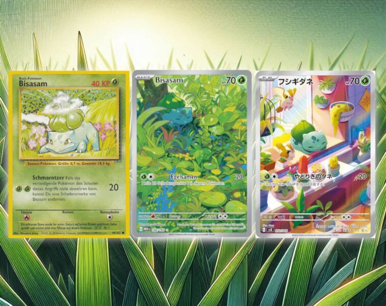 Alle-Bisasam-Pokémon-Karten-in-der-Übersicht-Liste