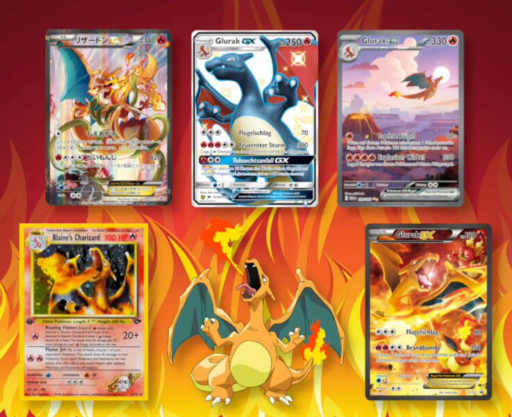 Alle-Glurak-Pokémon-Karten-in-der-Übersicht