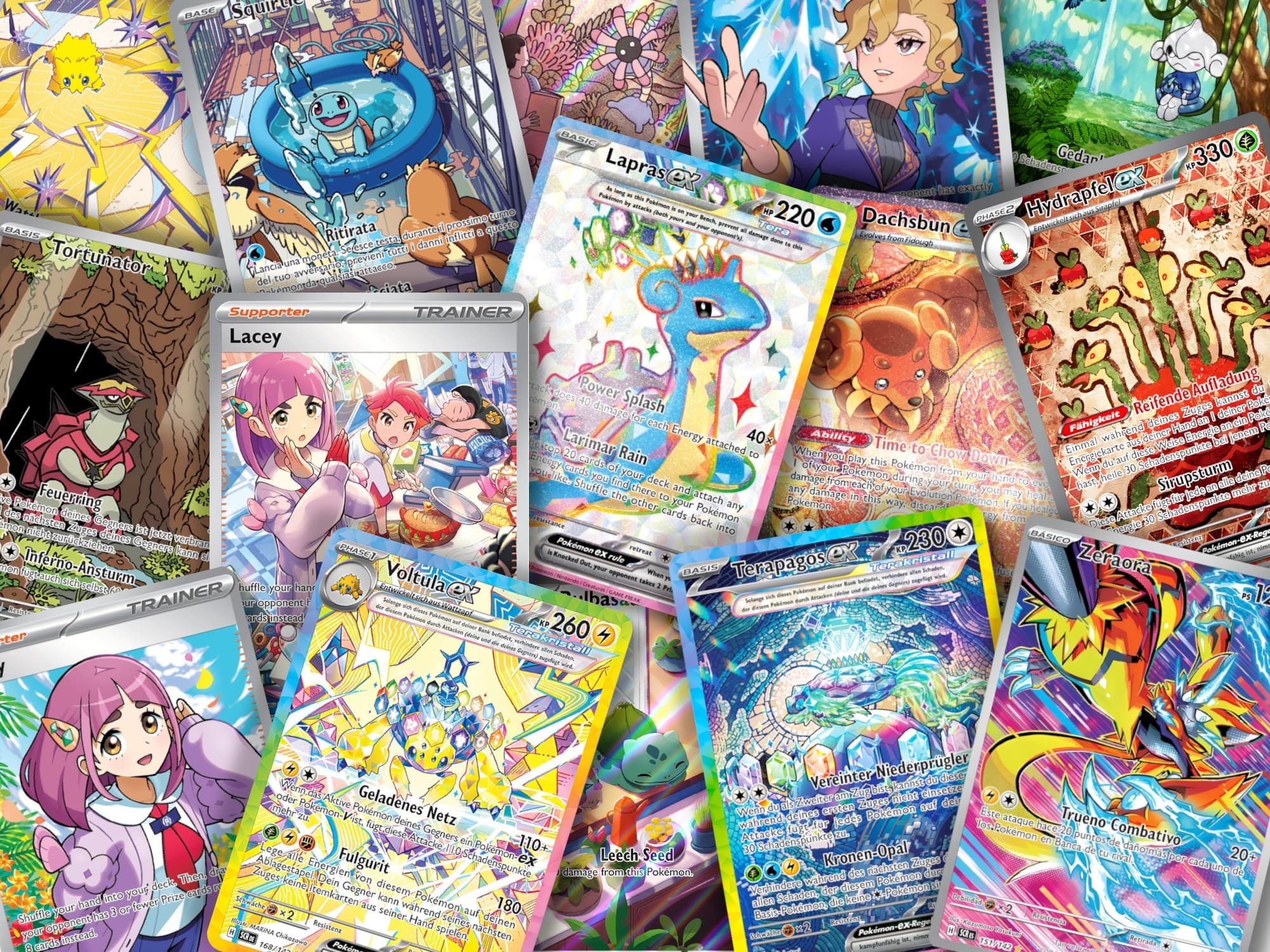 Alle-Secret-Illustration-Rare-Full-Art-Pokémon-Karten-aus-Stellarkrone-Übersicht-Galerie-Karmesin-Purpur-TCG-Sammelkartenspiel