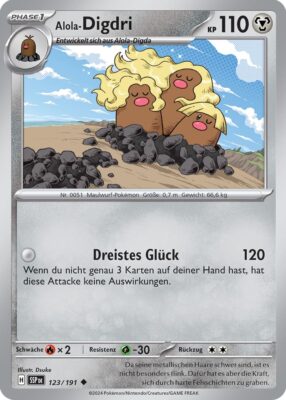 Alola-Digdri-123-191-SSP-DE-Karmesin-Purpur-Stürmische-Funken-Pokémon-Karte-Deutsch
