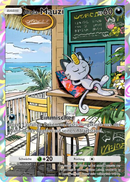 Alola-Mauzi-073-069-A3a-Dimensionale-Krise-Pokémon-TCG-Sammelkartenspiel-Pocket-Illustration-Rare-Karte