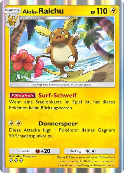 Alola-Raichu-050-155-B2-Traumhafte-Parade-Pokémon-TCG-Pocket-Karte-Deutsch