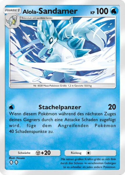 Alola-Sandamer-039-155-A3-Hüter-des-Firmaments-Pokémon-TCG-Sammelkartenspiel-Pocket-Karte