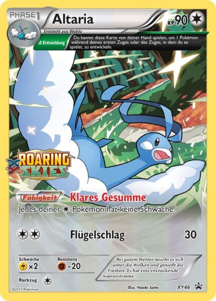 Altara-XY46-Drachenleuchten-Prerelease-Promo-Pokémon-Karte-Deutsch-TCG-Sammelkartenspiel