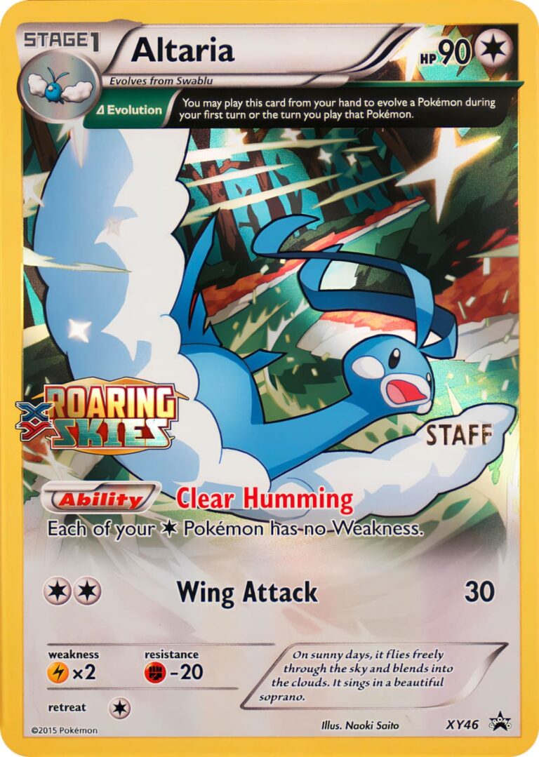 Altaria-XY46-Roaring-Skies-Prerelease-Staff-Promo-Pokémon-Karte-Englisch