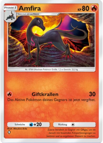 Amfira-016-068-Pokémon-TCG-Sammelkartenspiel-Pocket-Mysteriöse-Insel-Karte-A1a
