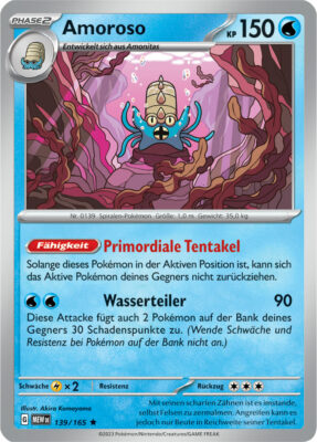 Amoroso-139-165-Pokémon-Karmesin-Purpur-151-MEW-DE-Pokémon-Karte-Karten-Deutsch