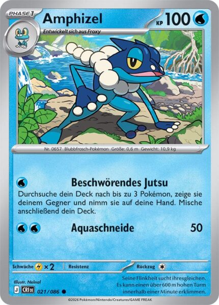 Amphizel-021-086-Wachsendes-Chaos-Pokémon-Karte-Deutsch