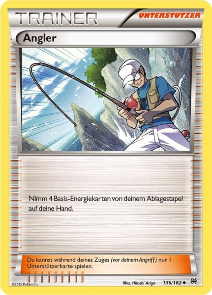 Angler-136-162-XY-TURBOstart-Pokémon-Karte-Deutsch