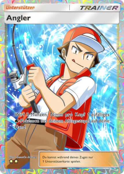 Angler-199-161-Weisheit-von-Meer-und-Himmel-A4-Pokémon-TCG-Sammelkartenspiel-Pocket-Karte