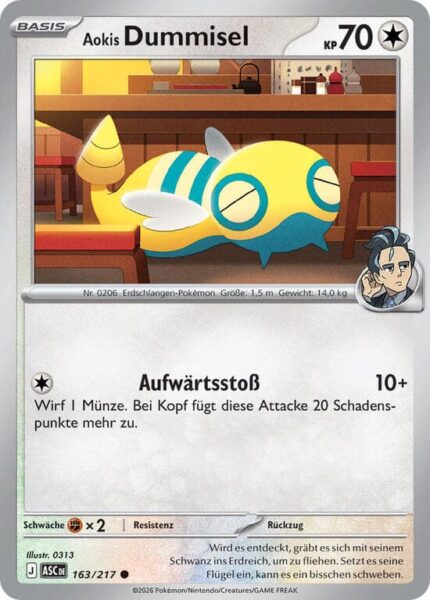 Aokis-Dummisel-163-217-ASC-Erhabene-Helden-Pokémon-Karte-Deutsch