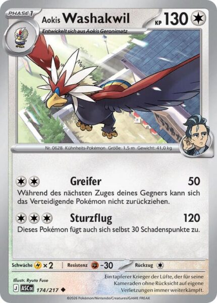 Aokis-Washakwil-174-217-ASC-Erhabene-Helden-Pokémon-Karte-Deutsch