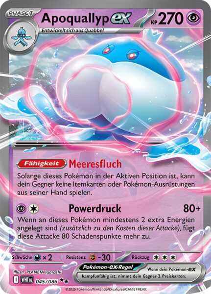 Apoquallyp-045-086-WHT-DE-Weiße-Flammen-Pokémon-Karte-Karmesin-Purpur-Deutsch