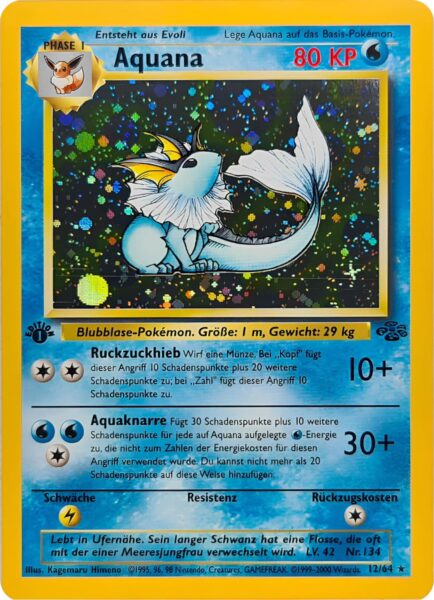 Aquana-12-64-Dschungel-First-Edition-Pokémon-Karte_Deutsch
