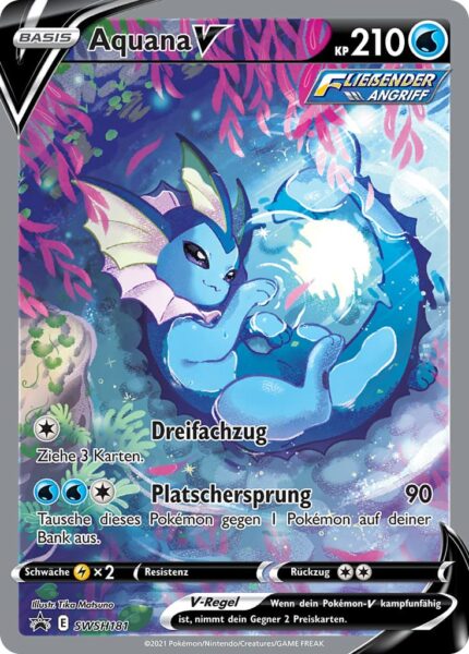 Aquana-V-SWSH181-Alternate-Art-Pokémon-Promo-Karte-TCG-Sammelkartenspiel
