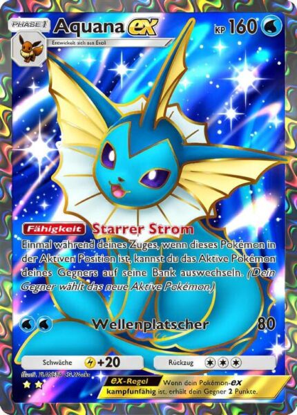 Aquana-ex-182-155-B3-Pulsierende-Aura-Pokémon-TCG-Sammelkartenspiel-Pocket-Karte-Deutsch