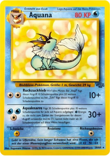 Aquana_28-64_Dschungel_Pokemon-Karte